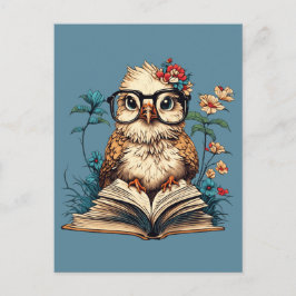 Bookish Bird Vykort