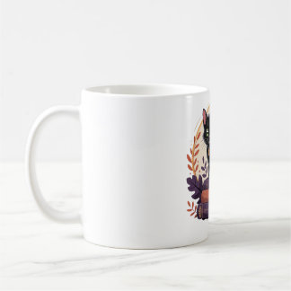 Bookish Black Cat - Kids' Mugg
