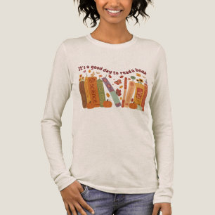 Bookish bok Älskare Shirt, Pumpkin och Höst löv T Shirt