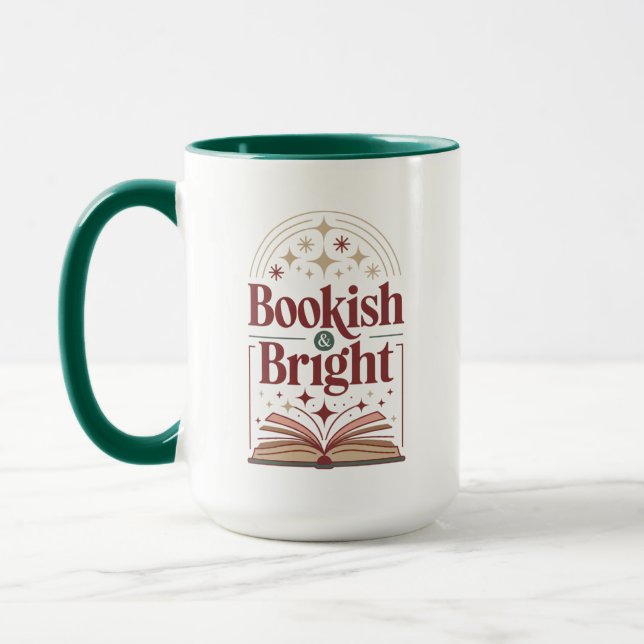 Bookish & Bright Festive Mug Mugg (Vänster)