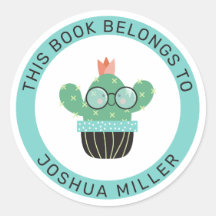 Bookish Cactuthis Bok Tillhörs to