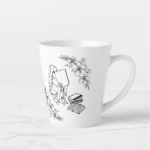 "Bookish Girl" Latte Mugg