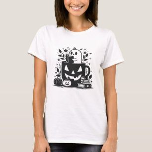 Bookish Halloween T Shirt