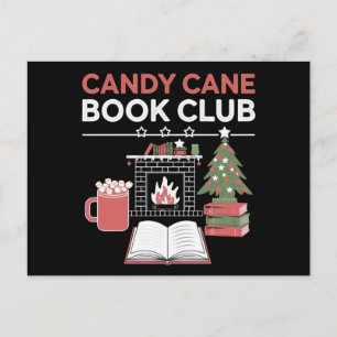 Bookish jul Candy cane Bok Klubb Bookish Vykort