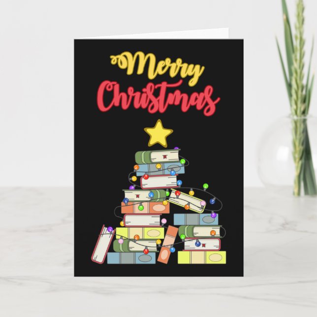 Bookish Julgran I Kort (Framsida)