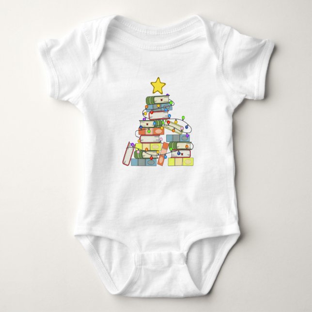 Bookish Julgran I T Shirt (Framsida)