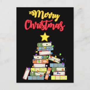 Bookish Julgran I Vykort