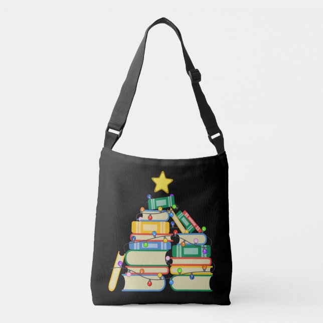 Bookish Julgran II Axelväska (Framsida)
