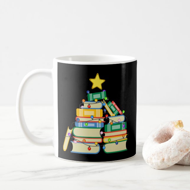 Bookish Julgran II Kaffemugg (Med munk)