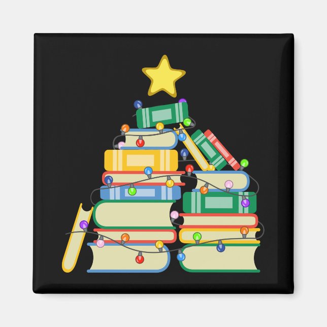 Bookish Julgran II Magnet (Framsidan)