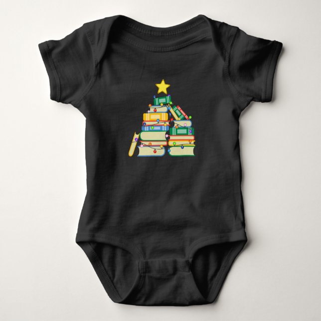 Bookish Julgran II T Shirt (Framsida)