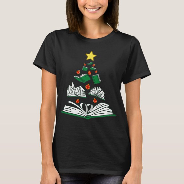 Bookish Julgran III T Shirt (Framsida)