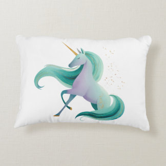 Bookish Magic Prancing Unicorn Lumbar Pillow Prydnadskudde