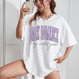 Bookish Mörk Romantik Sweatshirt, Mysigt Reader Sh T Shirt