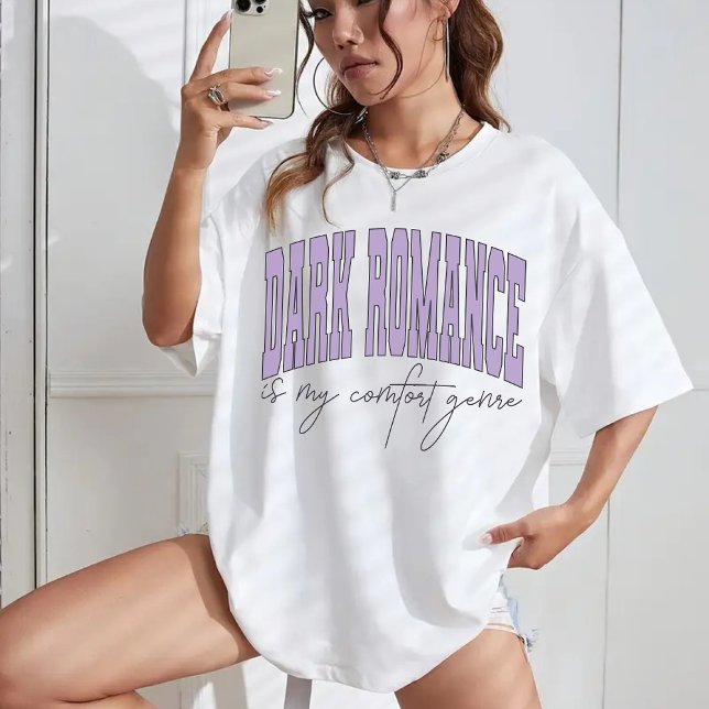 Bookish Mörk Romantik Sweatshirt, Mysigt Reader Sh T Shirt (bookish shirt, reader shirt, reading sweatshirt, librarian gift, book club gift, back to school gift)