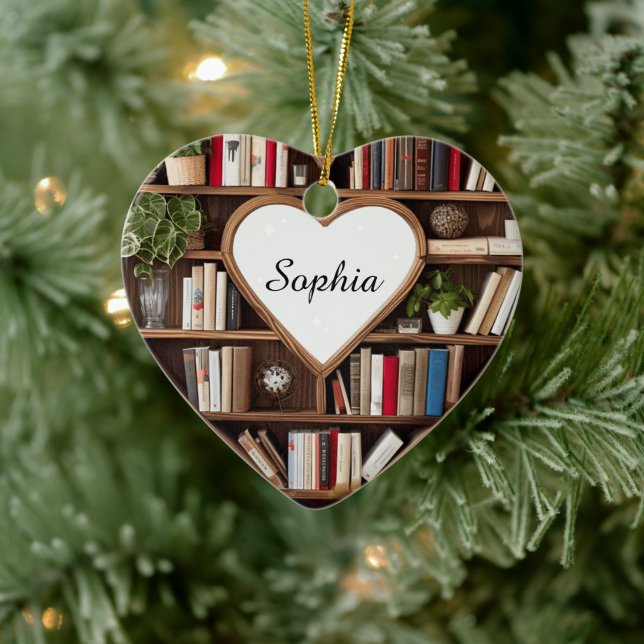 Bookish Ornament för Bok Älskare (Träd)