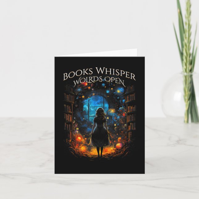 Bookish Quote Bokar Whisper, World Open Reading B Kort (Framsida)