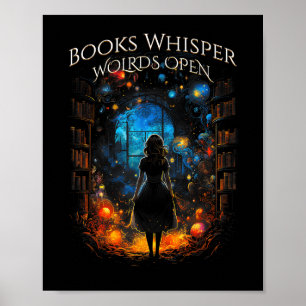 Bookish Quote Bokar Whisper, World Open Reading B Poster