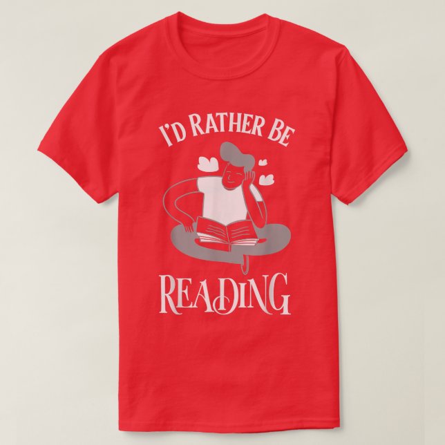 Bookish Reading Bookworm Bibliophile Ne bok Älskar T Shirt (Design framsida)