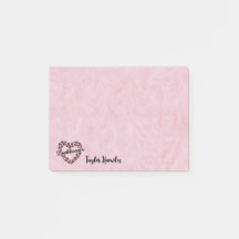 Bookkeeper Leopard Heart Ram Rosa 4"x3"