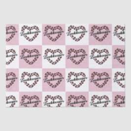 Bookkeeper Leopard Heart Ram Tissue Paper