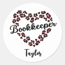 Bookkeeper Leopard Heart Ram White