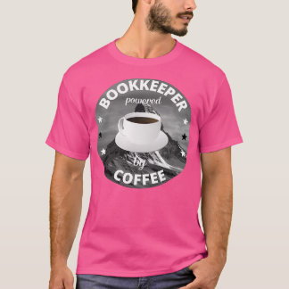 Bookkeeper med kaffe Bibliotek T Shirt