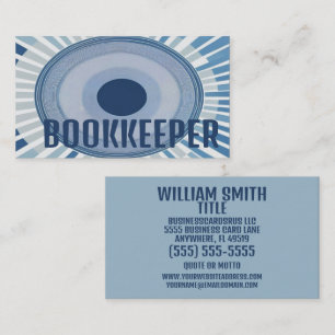Bookkeeper Modern Visitkort