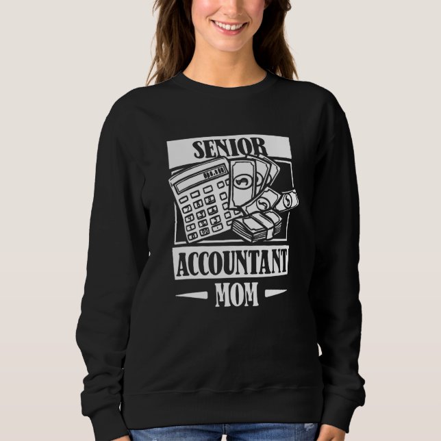 Bookkeeper Mom Accountancy Finance  Cpa Senior Acc T Shirt (Framsida)