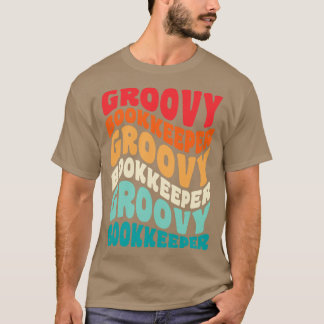 Bookkeeper Vintage Retro 60s 70:s Vibes T Shirt