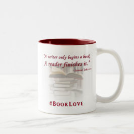 #BookLove-mugg Två-Tonad Mugg