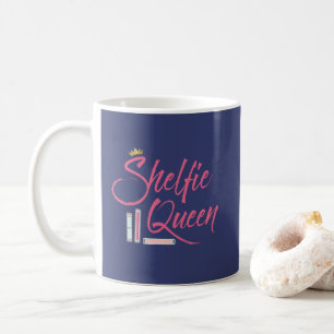 Booklover Shelfie Queen Kaffemugg