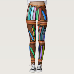 Booklovers dröm i Bright Multicolor Leggings