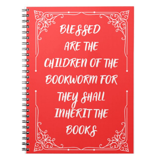 Booklover's Notebook Anteckningsbok (Framsidan)