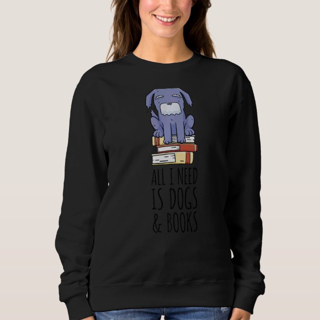 Bookman Hundar & Bokar Bookworm T Shirt (Framsida)