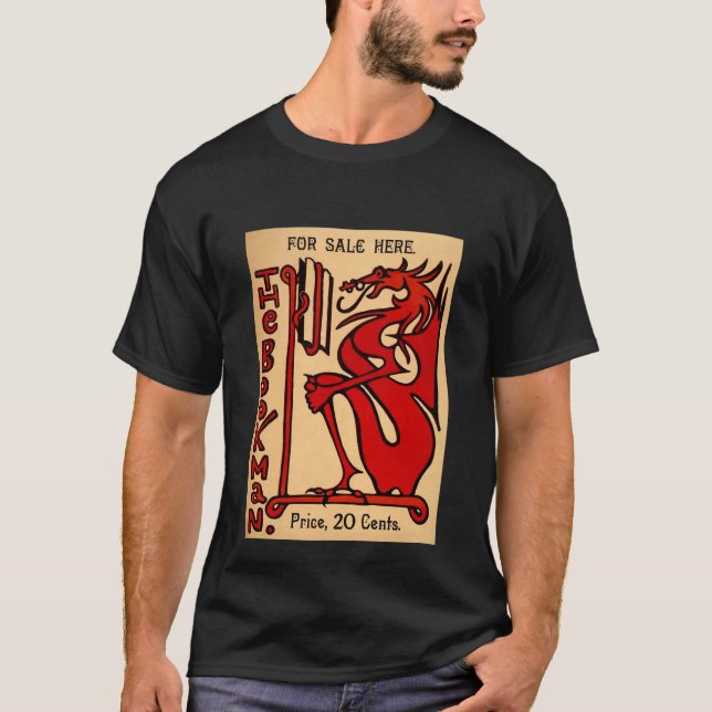 Bookmansvarten T-shirt (Framsida)