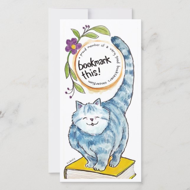 Bookmark Cat-kort (Framsida)