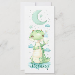 Bookmark för Personlig av vattenfärg för baby Alli Kort