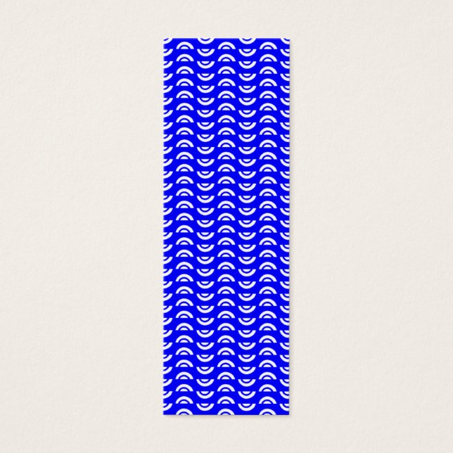 Bookmark för Wave Mönster Litet Visitkort (Framsidan)
