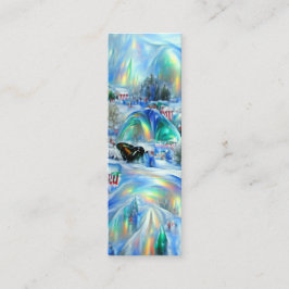 Bookmark för Winter Dreamscape Mini Visitkort