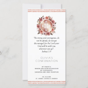 Bookmark-förmån för Blommigt i Ro Guld Tack Kort