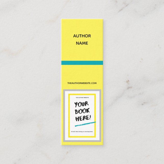 BookMark Ljusa färger Mini-bokmärke Mini Visitkort (Framsida)