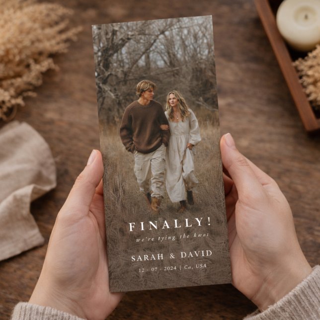 Bookmark Photo Finally Save the Date Weddings (Skapare uppladdad)