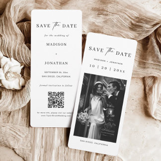 Bookmark Photo Old Money Bröllop Spara Datumet