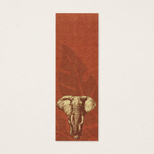 BookmarkerSafarielefant Litet Visitkort