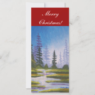 Bookmarkör God jul Gräs Forest