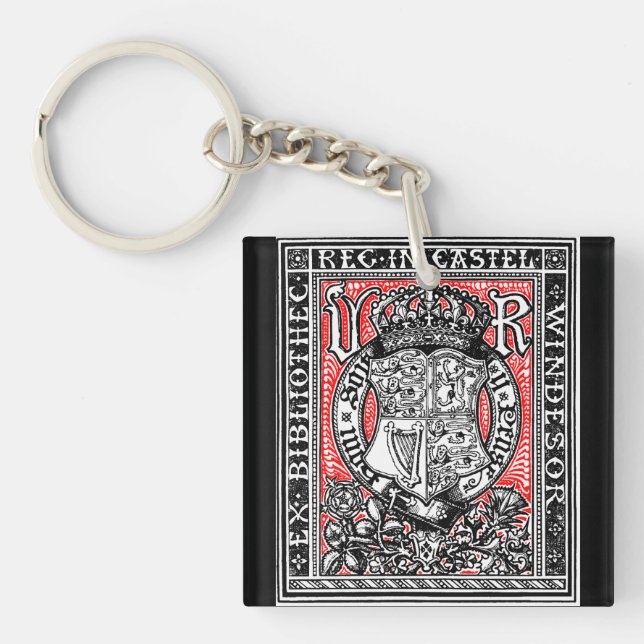 Bookplate Queen Victoria vid Windsor Castle (Framsidan)
