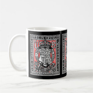 Bookplate Queen Victoria vid Windsor Castle Kaffemugg