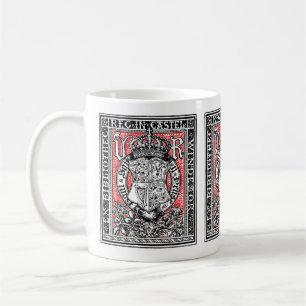 Bookplate Queen Victoria vid Windsor Castle Kaffemugg
