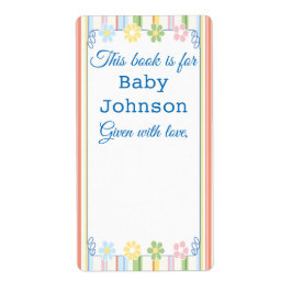 Bookplåten "Picnic Blommigt" Lakan på 8 Fraktsedel